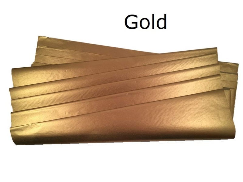 Ocean Tides 500 Sheets (14 x 20 Inches) Christmas Wrapping Paper â€“ Gift Wrapping Tissue Paper Bulk for Crafts, Birthdays, & Holidays â€“ Colored Tissue Papers for Gift Bags & Decorations, Gold - Image 5